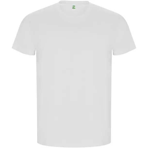 Golden short sleeve men's t-shirt - Roly White