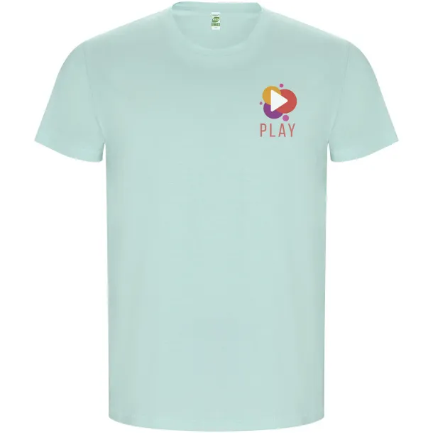 Golden short sleeve men's t-shirt - Roly Mint green