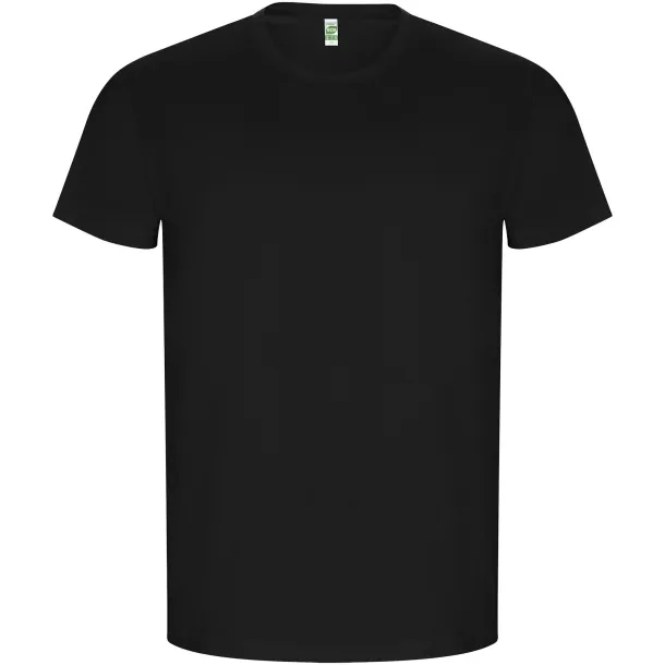 Golden short sleeve men's t-shirt - Roly Crna