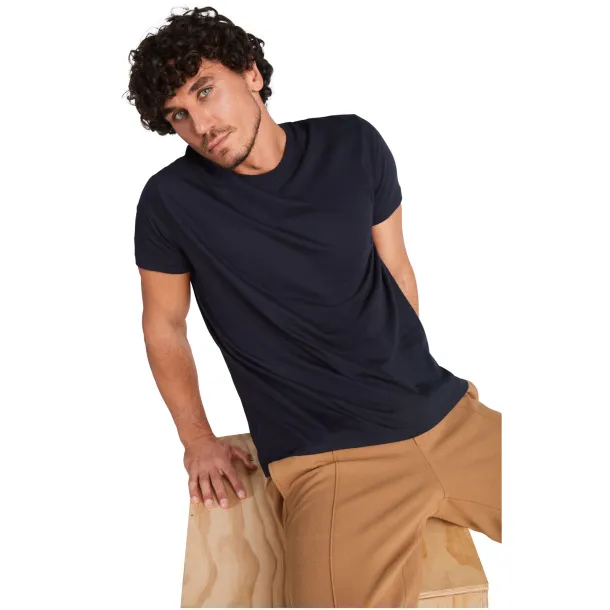 Golden short sleeve men's t-shirt - Roly Crna