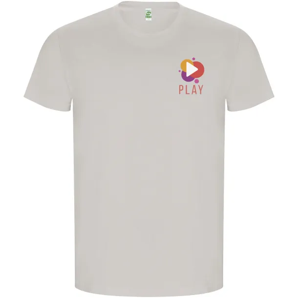 Golden short sleeve men's t-shirt - Roly Opal
