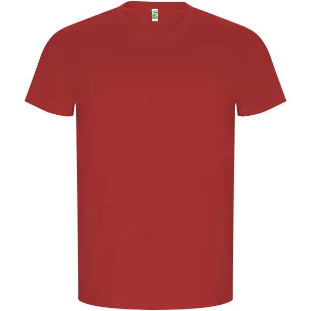 Golden short sleeve men's t-shirt - Roly Red