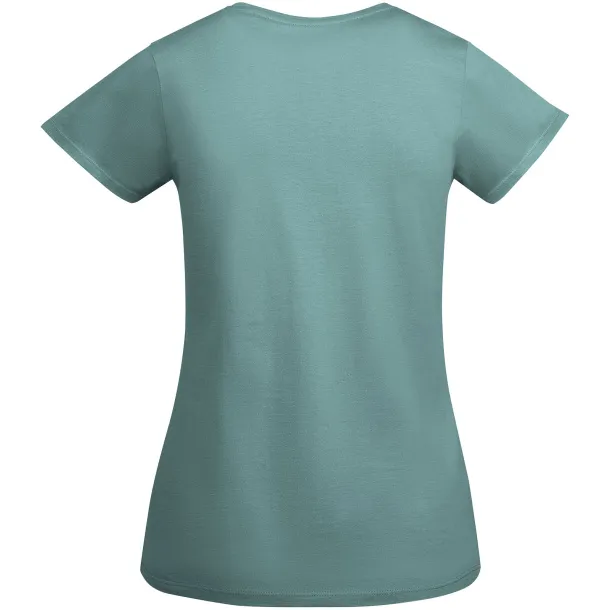 Breda organic cotton short sleeve women's t-shirt - Roly Dusty Blue