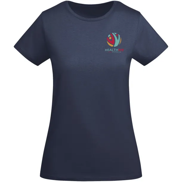Breda ženska kratka majica od organskog pamuka - Roly Navy Blue