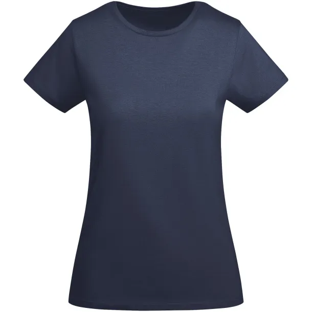 Breda organic cotton short sleeve women's t-shirt - Roly Mornarski plava