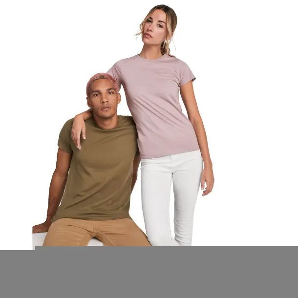 Breda organic cotton short sleeve women's t-shirt - Roly Mornarski plava