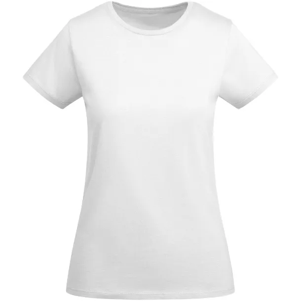 Breda organic cotton short sleeve women's t-shirt - Roly White