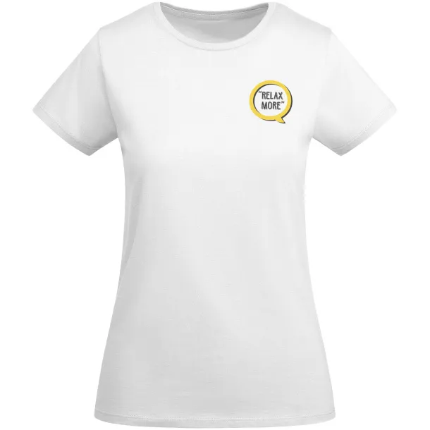Breda organic cotton short sleeve women's t-shirt - Roly White