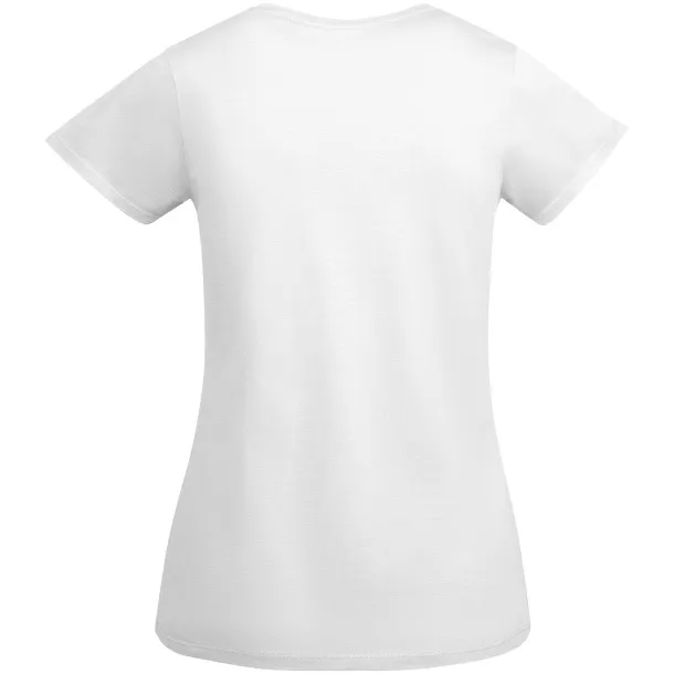Breda organic cotton short sleeve women's t-shirt - Roly White
