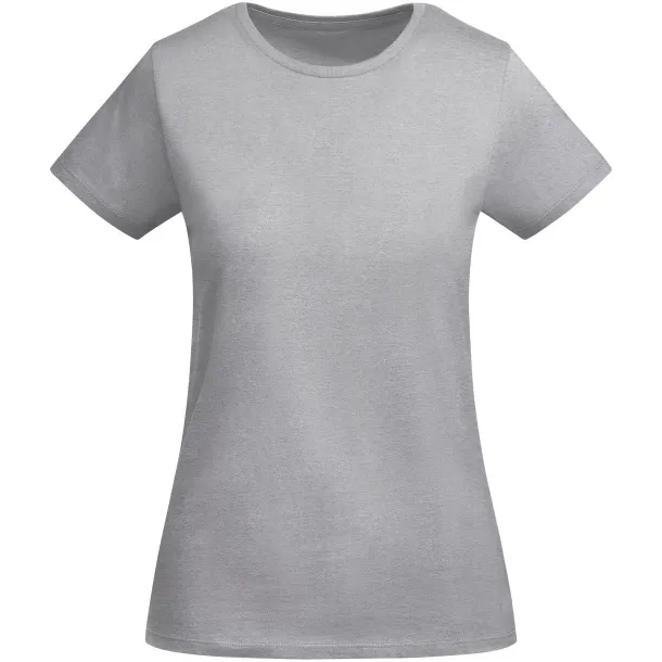 Breda organic cotton short sleeve women's t-shirt - Roly Marl Grey