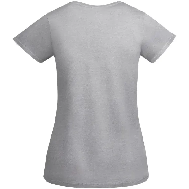 Breda organic cotton short sleeve women's t-shirt - Roly Marl Grey
