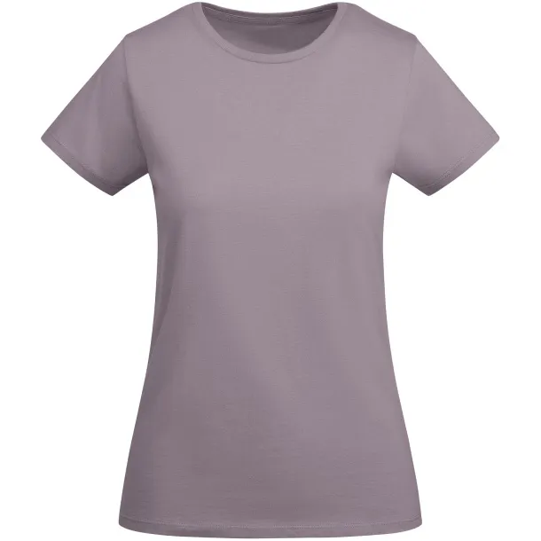 Breda organic cotton short sleeve women's t-shirt - Roly Lavanda