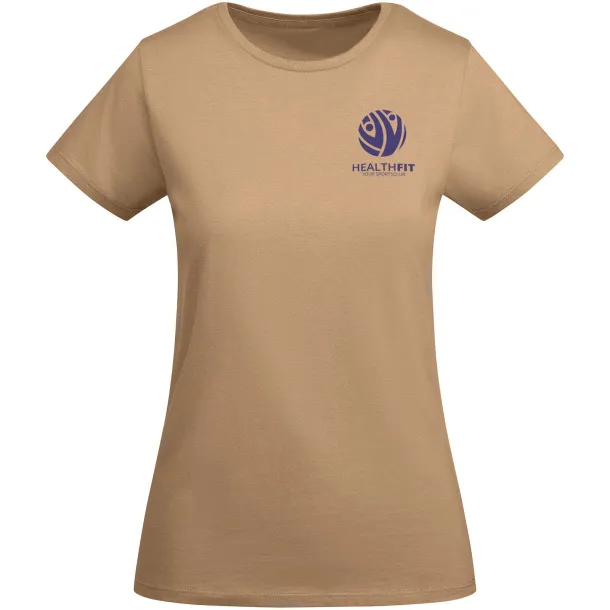 Breda organic cotton short sleeve women's t-shirt - Roly Greek Orange