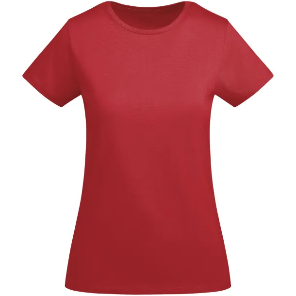 Breda organic cotton short sleeve women's t-shirt - Roly Red