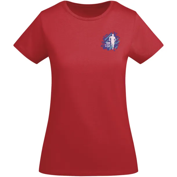 Breda organic cotton short sleeve women's t-shirt - Roly Red