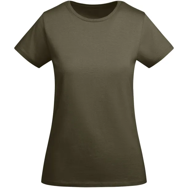 Breda ženska kratka majica od organskog pamuka - Roly Militar Green