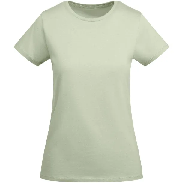 Breda organic cotton short sleeve women's t-shirt - Roly Mist Green