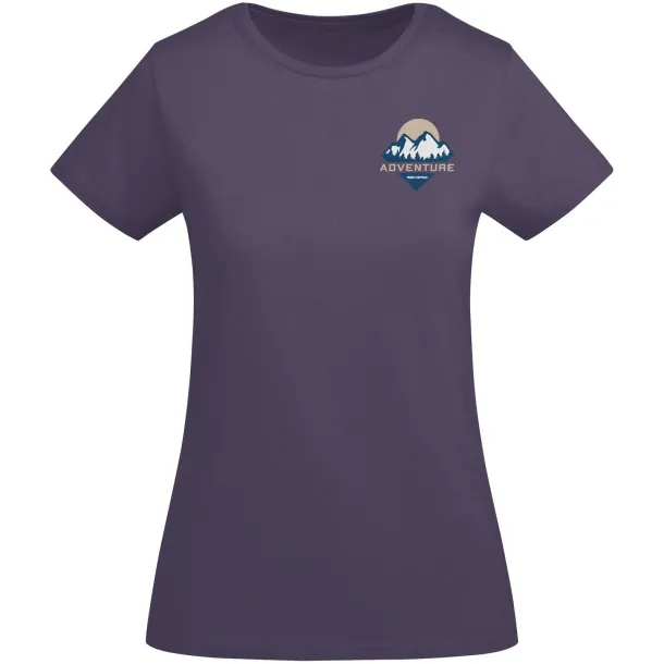 Breda organic cotton short sleeve women's t-shirt - Roly Lilac