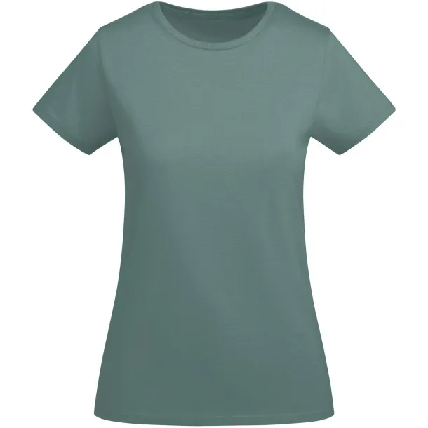 Breda organic cotton short sleeve women's t-shirt - Roly Calm Blue