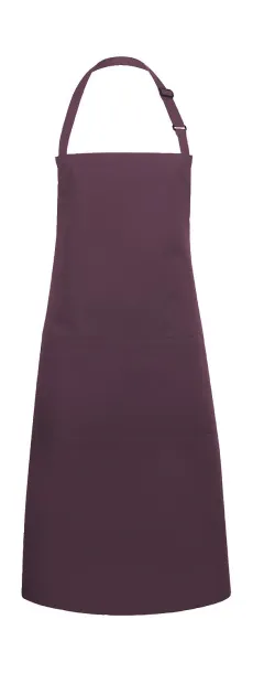  Bib Apron Basic with Pocket - Karlowsky Aubergine