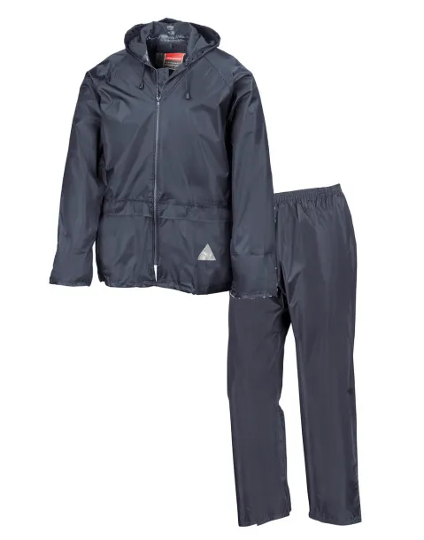  Waterproof Jacket/Trouser Set - Result Navy