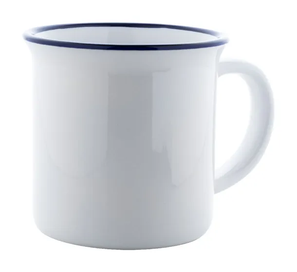 Woodstock Subo vintage sublimacijska šalica, 300 ml Plava Bijela