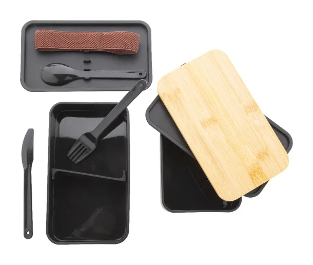 Satay lunch box Black