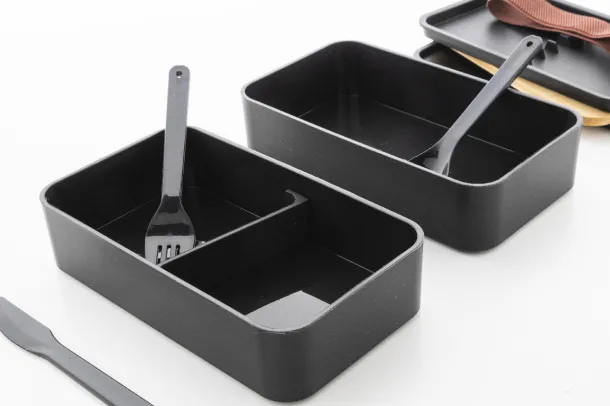 Satay lunch box Black