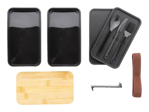 Satay lunch box Black