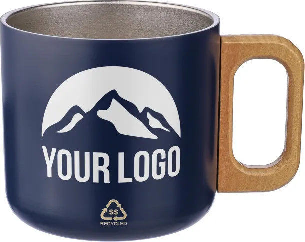 Dwight Recycled stainless steel double-walled mug 400 ml 