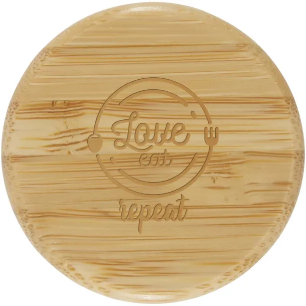 Tidan 600 ml borosilicate glass bottle with silicone grip Crna