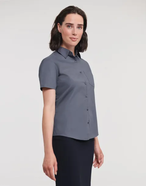  Ladies' Poplin Shirt - Russell Collection