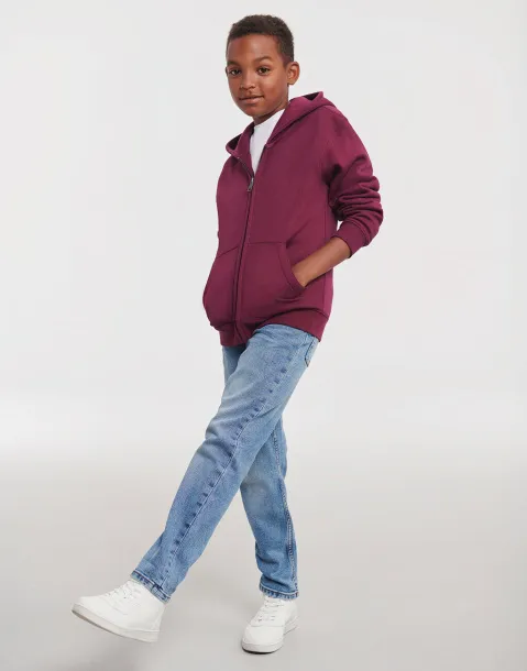  Kids' Authentic Zipped Hood Sweat - Russell 