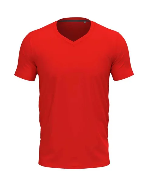  Muška kratka majica s V-izrezom - Stedman Scarlet Red