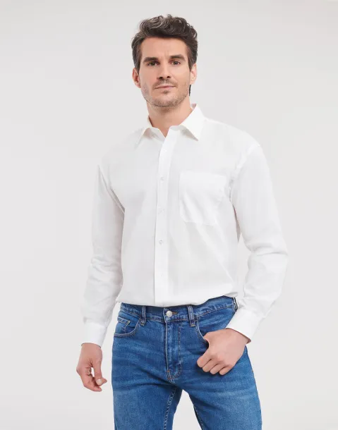  Cotton Poplin Shirt LS - Russell Collection