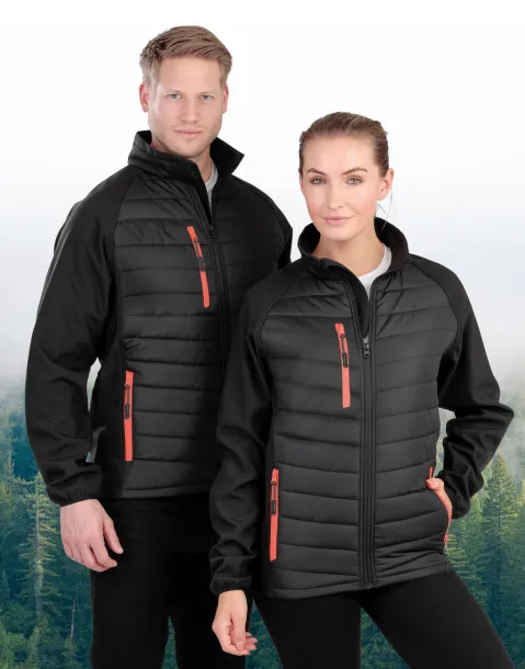  Black Compass Padded Softshell - Result Recycled