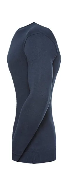 Muški pleteni pulover s V-izrezom, 275 g/m² - Russell Collection