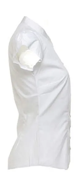  Women's Tailored Fit Mandarin Collar Blouse SSL - Kustom Kit