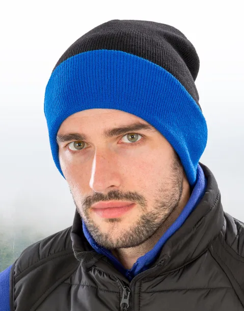  Recycled Black Compass Beanie - Result Recycled