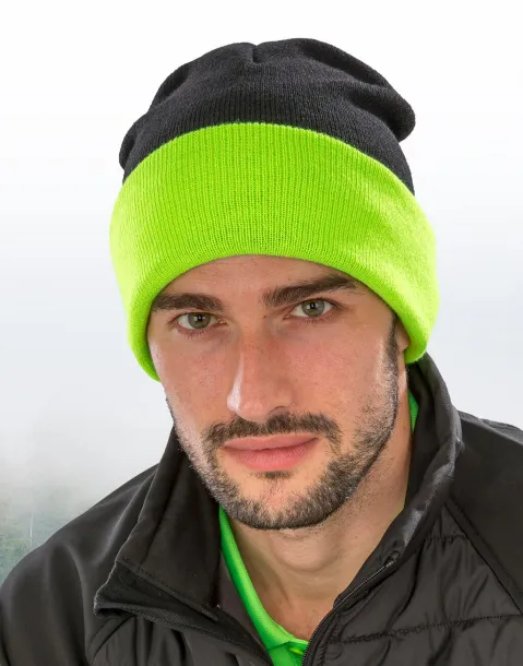  Recycled Black Compass Beanie - Result Recycled