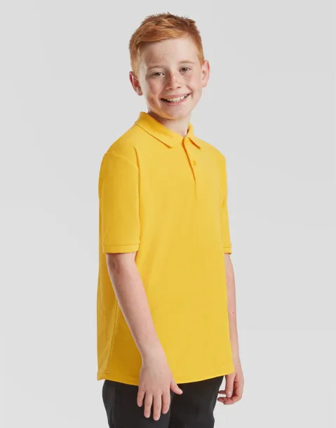  Dječja polo majica od mješavine poliestera i pamuka - Fruit of the Loom
