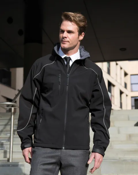  Ice Fell Hooded Softshell Jacket - Result Work-Guard