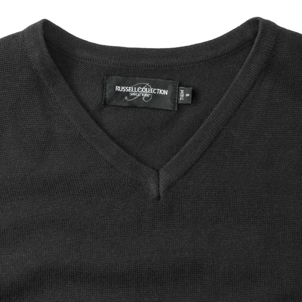  Adults' V-Neck Sleeveless Knitted Pullover - Russell Collection