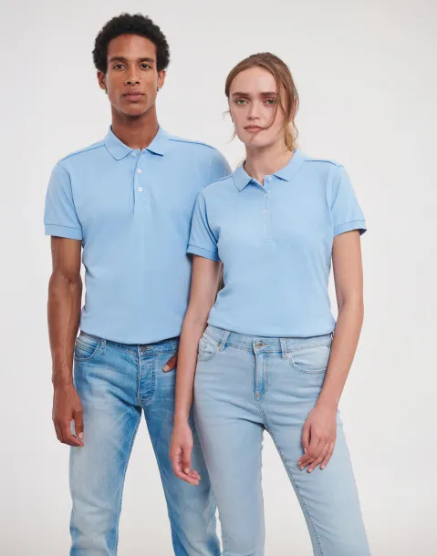  Men's Fitted Stretch Polo - Russell 