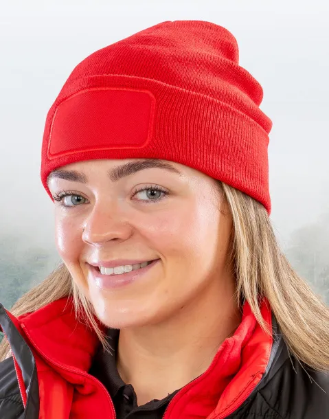  Recycled Double Knit Printers Beanie - Result Recycled