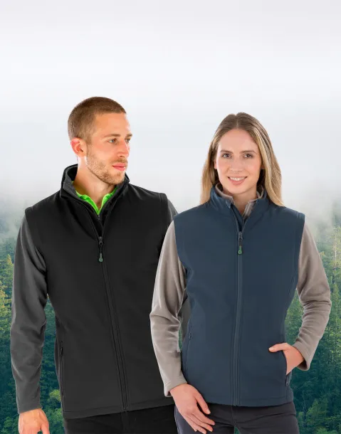  Women's Recycled 2-Layer Printable Softshell B/W - Result Recycled