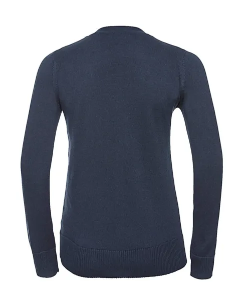  Ženski pleteni kardigan s V izrezom, 275 g/m² - Russell Collection