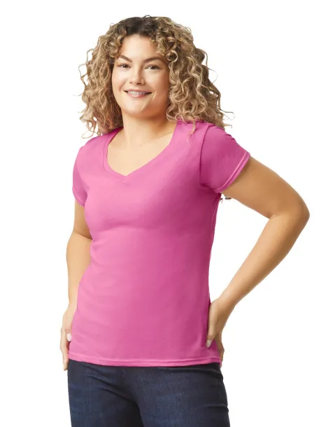  Softstyle® ženska kratka majica s V-izrezom, 144-153 g/m² - Gildan