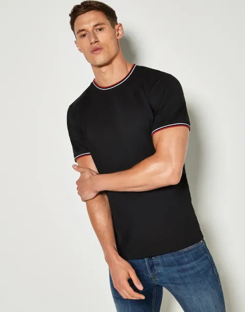  Fashion Fit Tipped Tee - Kustom Kit