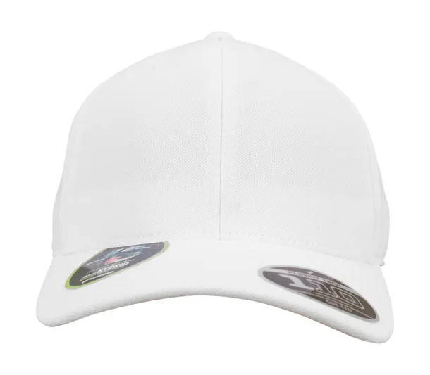 110 Cool and Dry Baseball Cap - Flexfit Bijela